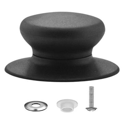 Universal Lid Cover Knob Heat-Resistant Cooking Pot Pan Lid Knob Cap Replacement Lifting Handle Kitchen Cookware Handgrip Black