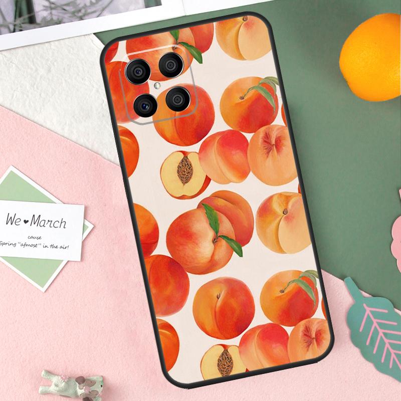 Pink Peaches Aesthetic Case For Honor 200 Lite 50 70 90 X9b X9a X8b X8a X8 X9 X9c Honor Magic 7 Pro 5 6 Lite Cover