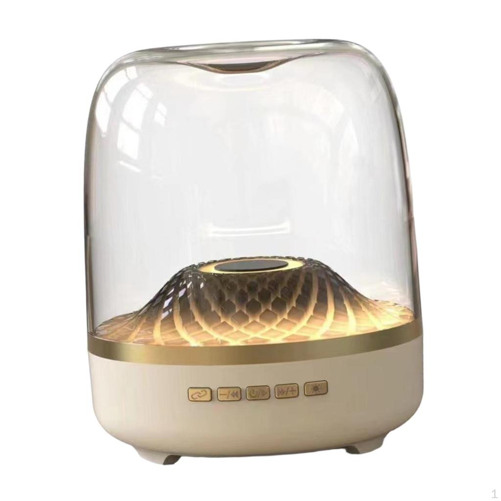 Bt Speaker Ornament Easy To Use Music Player for Travel Office Sports Black