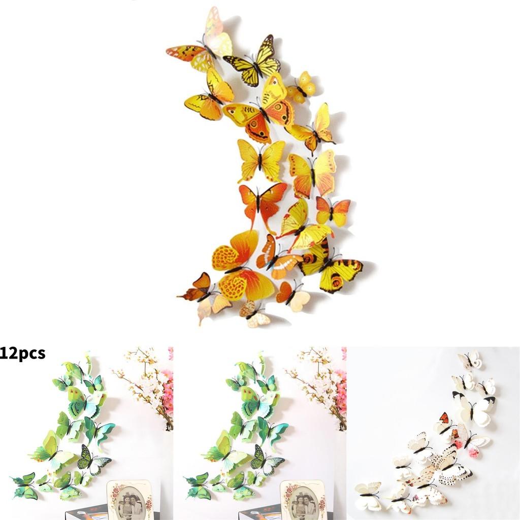 Stylish 3d Butterfly Wall Decal With Ecofriendly Pvc For Modern Home Decoration