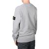 STONE ISLAND Plain Logo Crew Neck Long Sleeve Sweatshirt Men Sweatshirt Light-Gray 791563051-V0M64