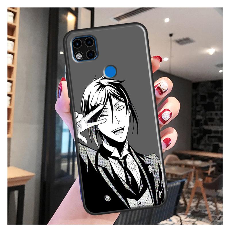 Sebastian Black Butler Kuroshitsuji Fall Für Xiaomi Redmi Hinweis 10 Pro Hinweis 9 Pro Hinweis 11 Pro 8T 9S 10S 10 9A 9T 9C Abdeckung Fall