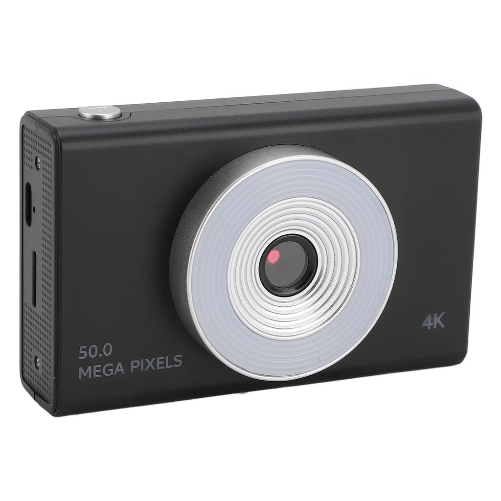 Kids Digital Camera with Fill Light 4K HD Retro CCD 8X Zoom for Students Teens Boys Girls Seniors