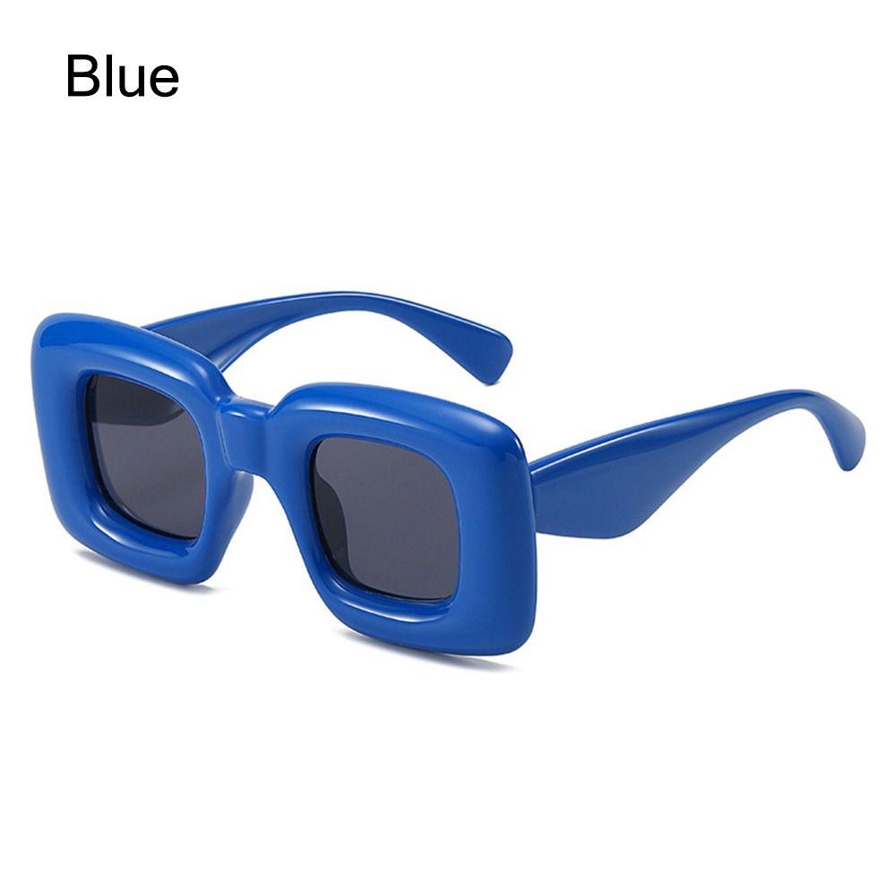 1pc Oversized Cute Heart-Shaped Inflated Sunglasses for Women Trendy Chunky Sun Glasses Retro Thick Frame Funny Shades