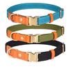 Genuine Leather Dog Collar Custom Engraved Anti-Lost Pet Medium Large Dogs