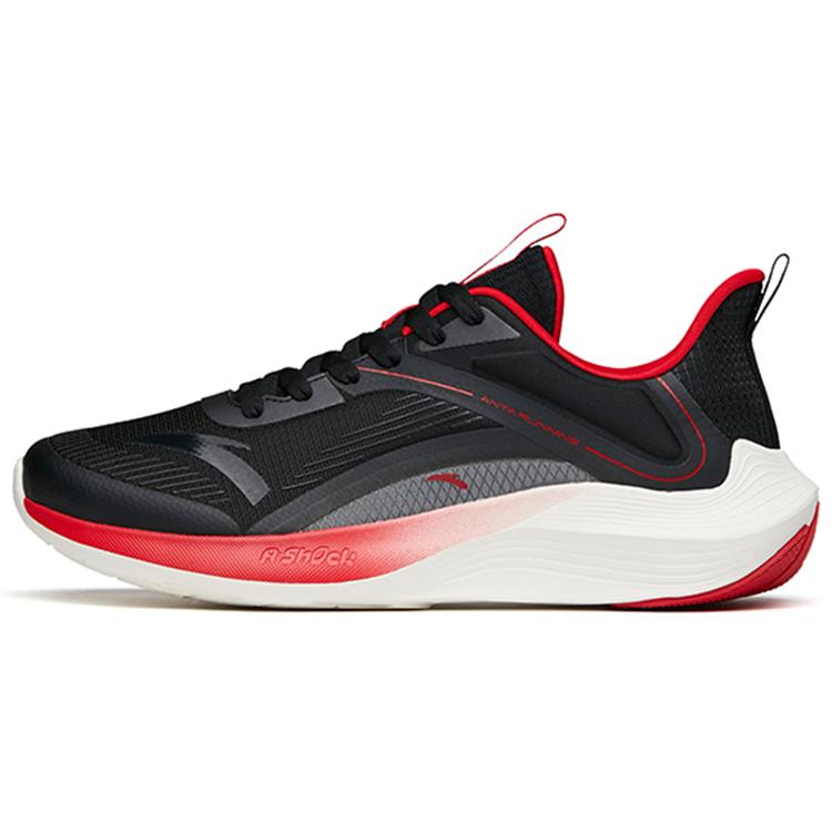 

New Anta DuCi1 Anti-Slip And Wear-Resistant Breathable Low-Top Running Shoes Men s Black Red 112215580R-2 42
