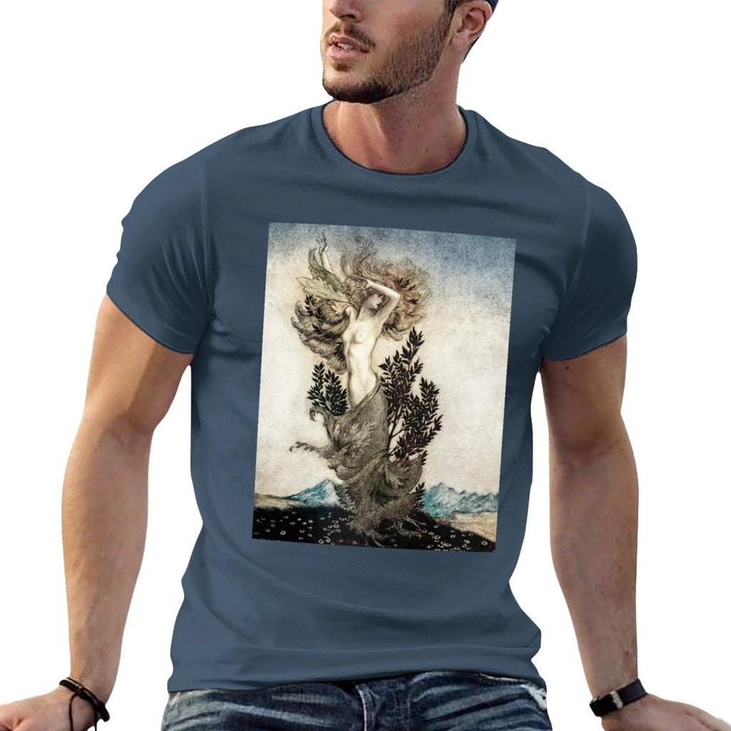 Daphne Mythology Victorian Reproduction TShirt Comfortable Basic Crew Neck Tee