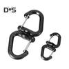 1/5 ks Otočný háček o 360 stupňů Přenosný lehký Venkovní kempování Turistika S-háček Otočný Věšák Závěsná přezka Kempingové příslušenství