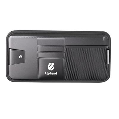 MAIFANGQI Car Sun Visor Suitable for Car Visor Car Sun Visor Glasses Multifunctional Can Hold Quality Material Selected Napa 1 Black Pocket, Alphard,