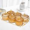 Divided Serving Platter Dried Fruit Tray Fashion Snack Bowls Nut and Candy Tray Nuts Plate for Dining Table Wedding Desktop