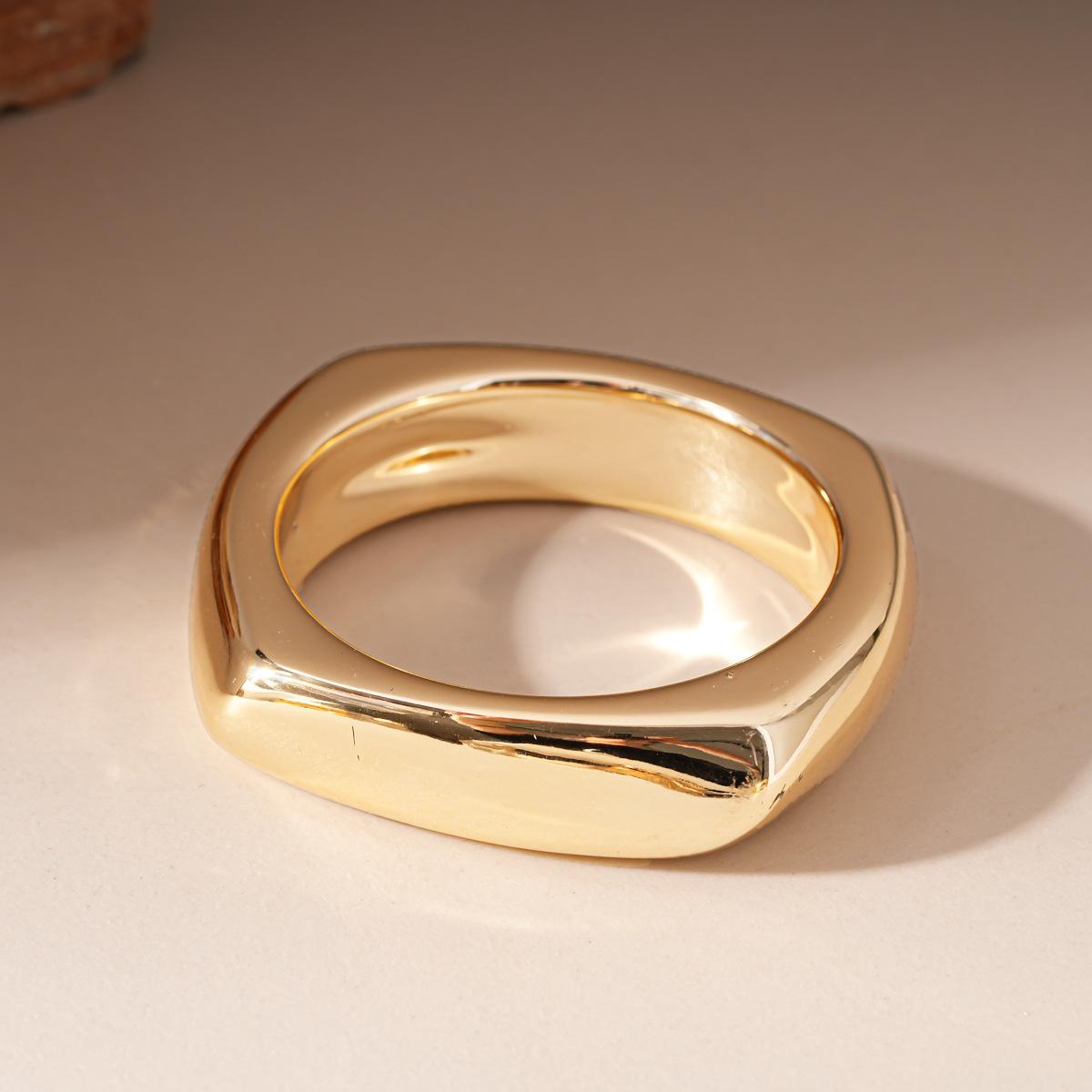 Акриловый геометрический круглый квадратный глянцевый браслет тяжелая промышленность персонализированные простые украшения