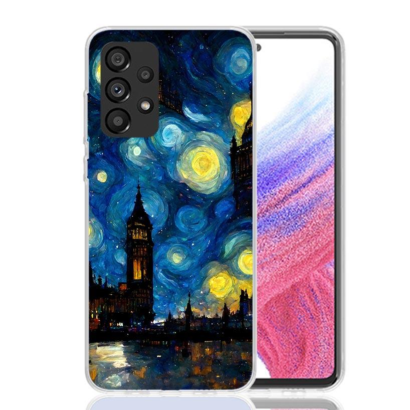 

Starry Night Van Gogh Art Case Phone Cover for Samsung Galaxy A12 A22 A32 A42 A52 A72 A50S A51 A41 A31 A21S A40 A30S A20E A10 A7 Samsung A22 5G