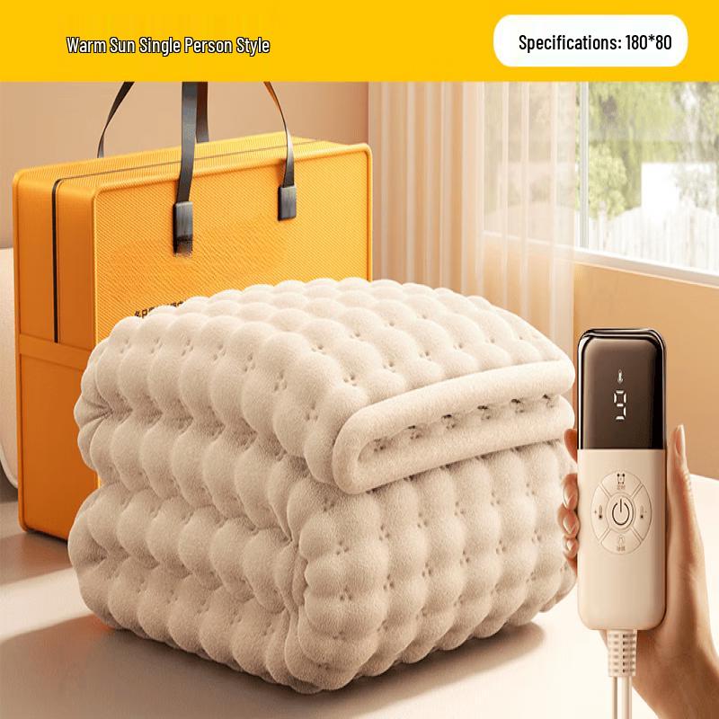 ZISIZ Thickened Machine Washable Electric Blanket