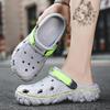 Sommer Herren Sandalen Leichte EVA Herren Freizeitschuhe Lochschuhe Clogs Liebhaber Hausgarten Outdoor Männliche Strand Flache Hausschuhe Große Größe