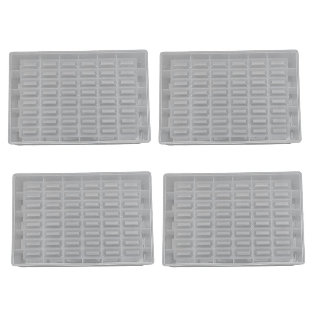 10 szt. Płytka z głębokimi studzienkami 48 studzienek 2 ml Wysokość 41 mm Przezroczysta polipropylenowa płytka z głębokimi studzienkami