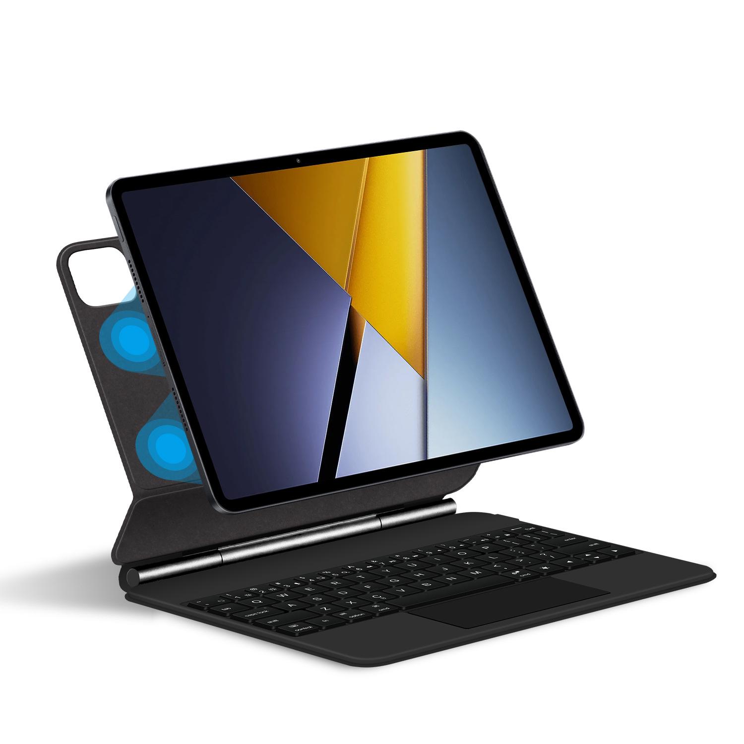 

Compatible with Xiaomi Pad 5/6/7/8, Poco Pad X1/7S Pro - Magnetic Suspension Backlit Magic Keyboard Poco Pad X1 11.2