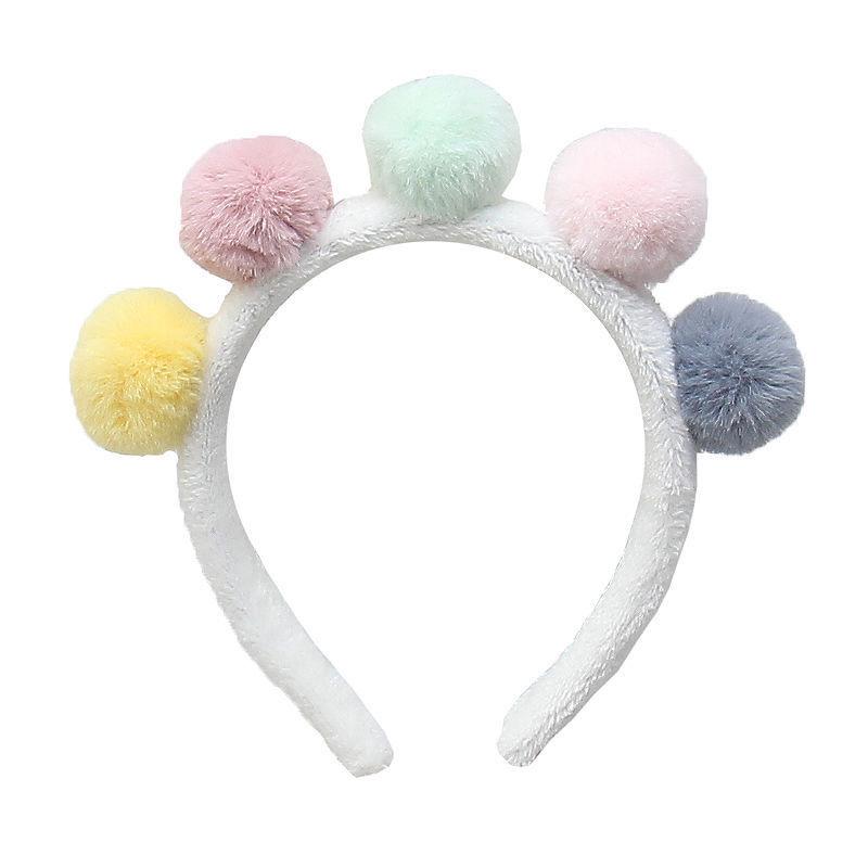 Cartoon Cute Ram Horn Plush Headband - Lambswool Christmas Hair Accessories for Slimming Face