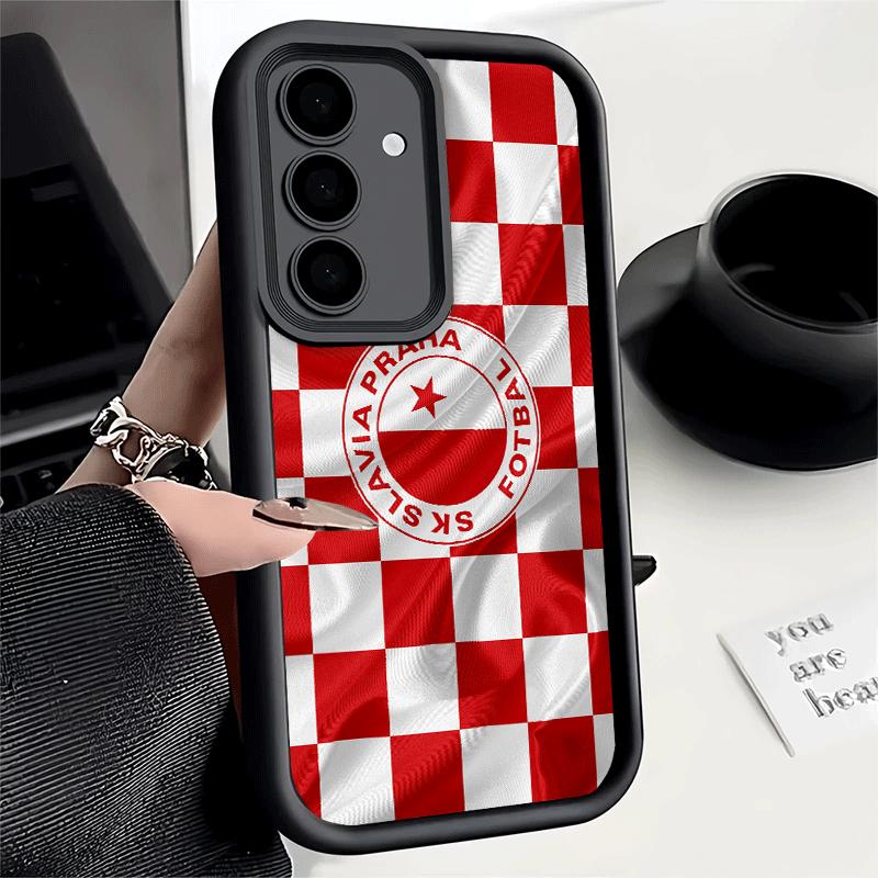 Phone Case for Samsung Galaxy A17 A16 A15 A14 A13 Sk Slavia Praha Czech Republic A56 A36 A26 A55 A35 A25 A54 A34 A24 A53 A33 A23
