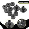 10 Pieces Cymbal Accessories Parts Drum Sleeves Cymbals Stand Pads for Show