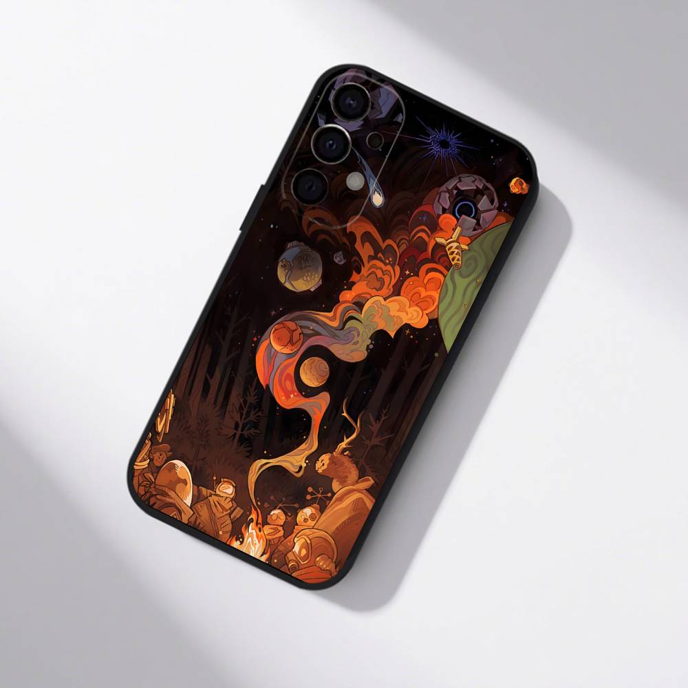 Outer Wilds Game Phone Case For Samsung S25,S24,S21,S22,S23,S30,Ultra,S20,Plus,Fe,Lite,5G Black Cover