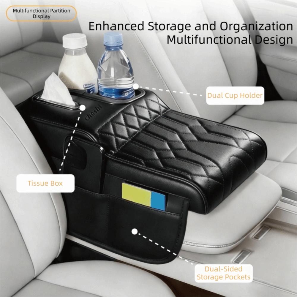 Portable Armrest Pad PU Leather Elbow Support Pad Durable Car Armrest Pillow Universal