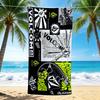 1Pc Volcom Culture Beach Towel, Quick Dry, Multi-Use for Beach Pool Gym Yoga Home Travel, Christmas, Halloween, Xmas Gift M928565