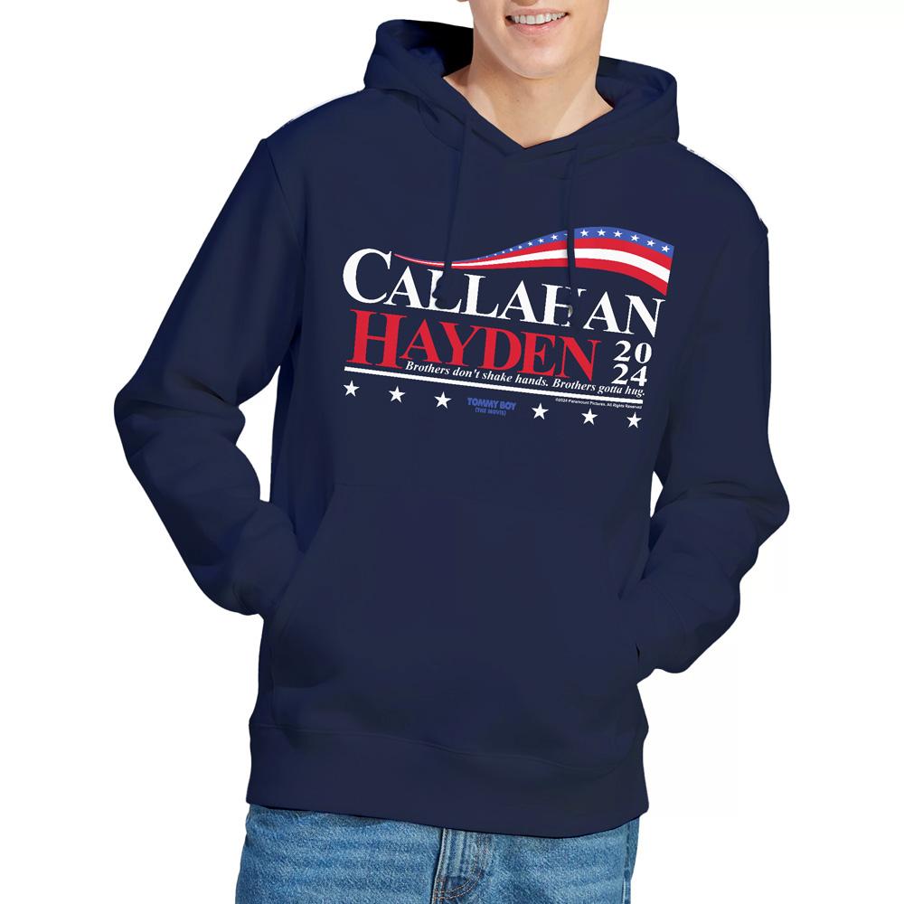 Tommy Boy Mens Callahan And Hayden For President 2024 Hoodie