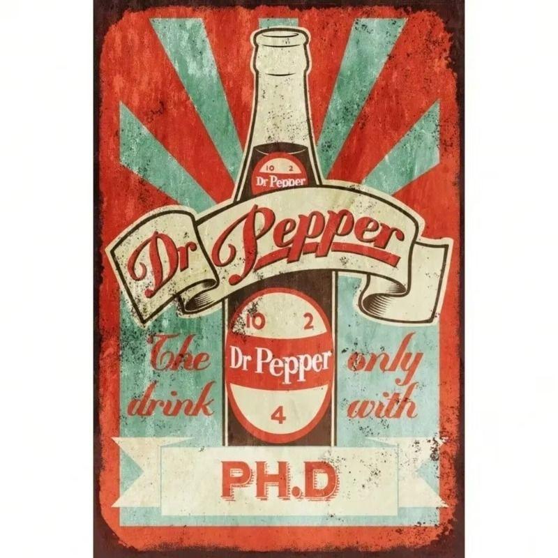 Retro Metal Tin Sign 8x12 inch Office Living Room Wall Decor
