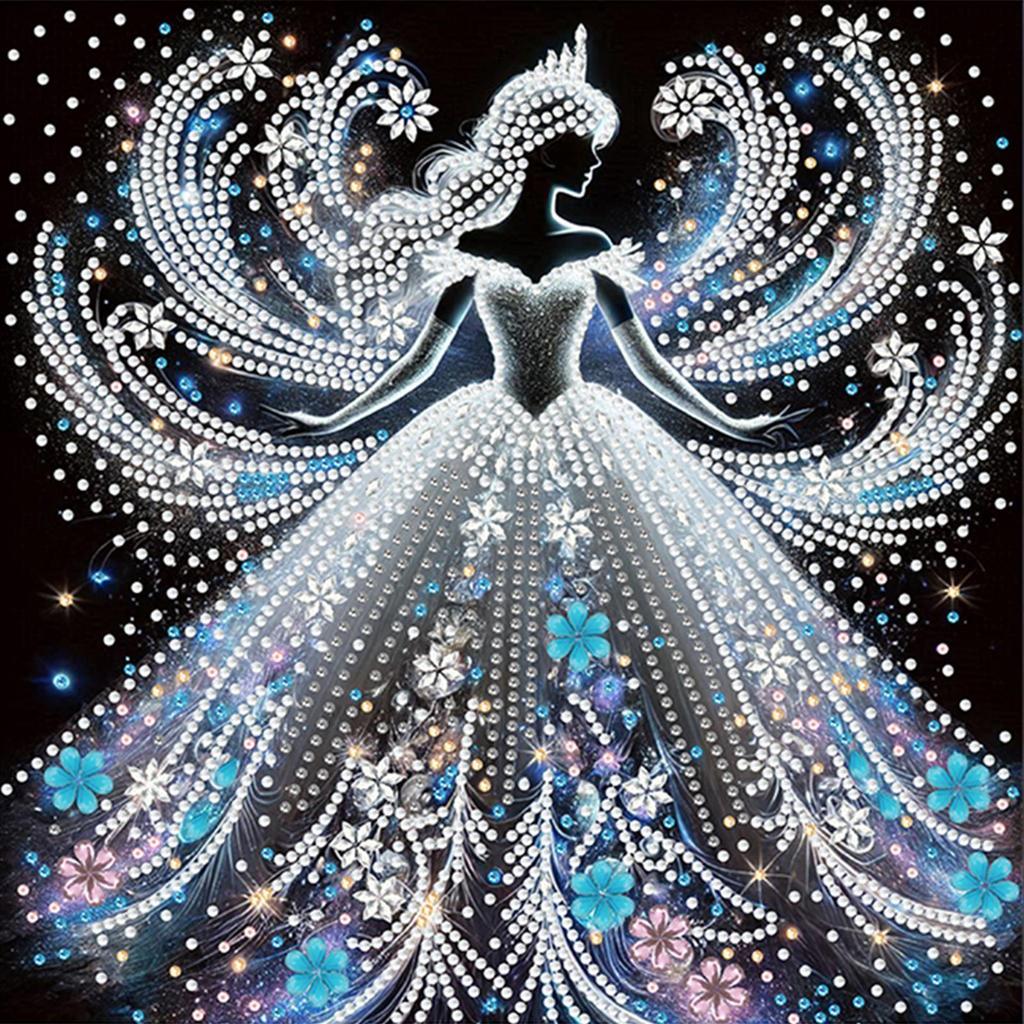 Beauty Diamond Art Kits for Gift Home Wall Decor DIY Gem Art Diamond Painting Kits Crystal Rhinestones Diamond Painting 30x30cm