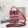 Korean Style Cute Heart Knitted Mini Crossbody & Shoulder Bag for Women