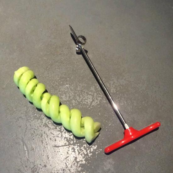 Manual Spiral Screw Slicer Potato Carrot Cucumber Vegetable Knife Kitchen Tool