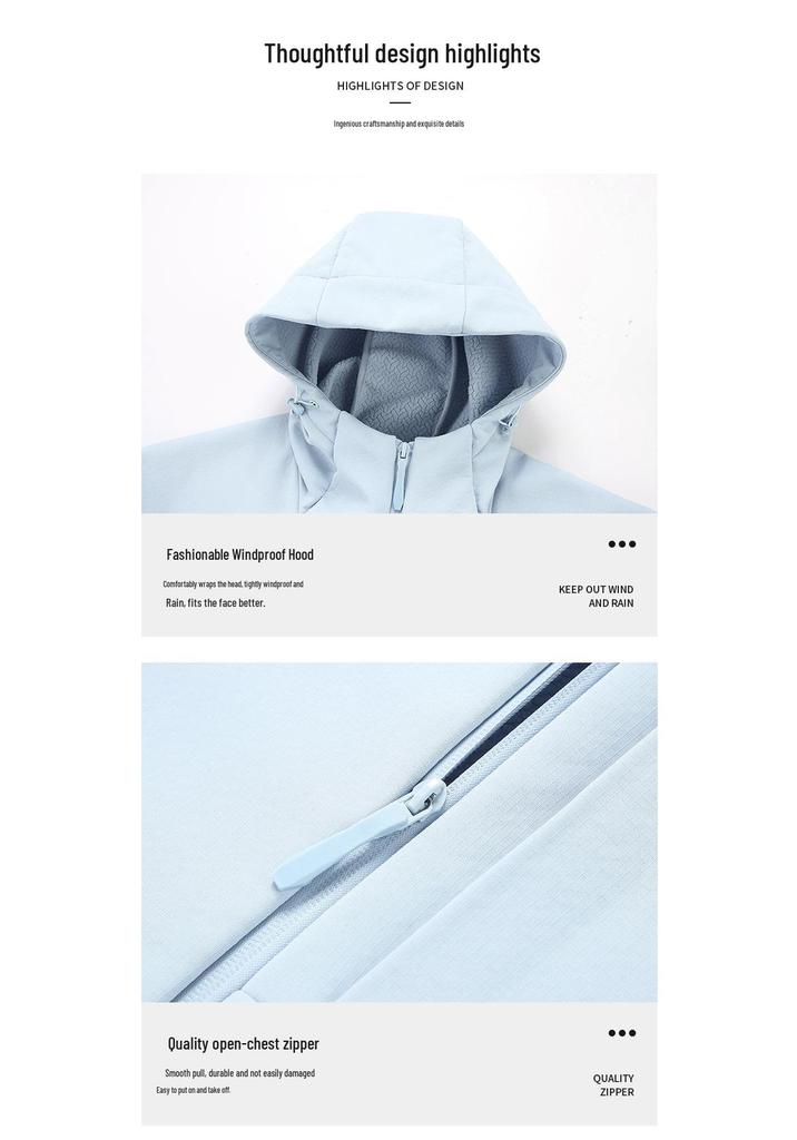 Unisex Luo Tong Softshell Jacket: Windproof, Water-Repellent Outdoor Wear for Autumn & Winter Mountaineering