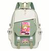Large Capacity Schoolbag with Shoulder Strap; Student Three-piece Pencil Case Set