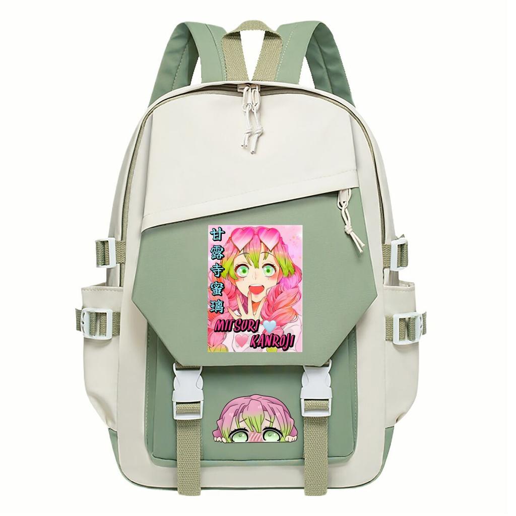 Large Capacity Schoolbag with Shoulder Strap; Student Three-piece Pencil Case Set