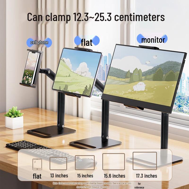 Popular Adjustable Metal Stand for Tablets - Ideal for Streaming, Binge-Watching, Office Use & More