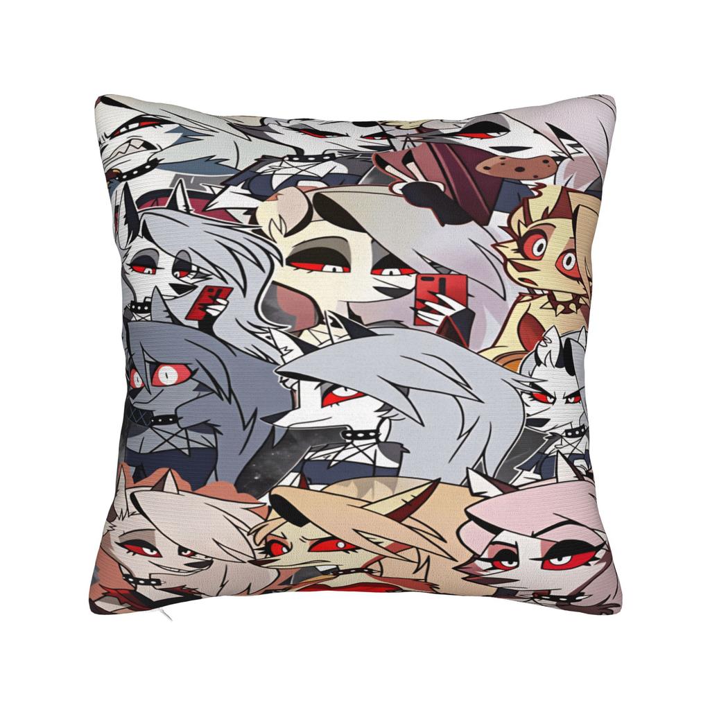 Helluva Boss Loona Pillow Case Fashion Pillow Cover Custom Pillowcases For Sofa Home Decoration