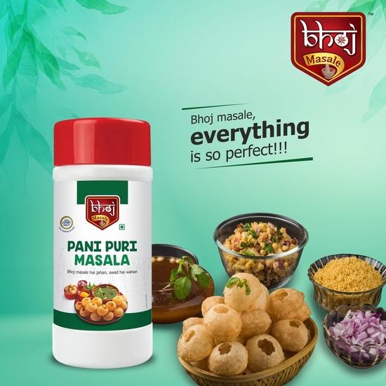 Bhoj Masale Panipuri Masala 450GM | The Authentic Indian Street Food Seasoning | Great for Poochka, Dahi Puri & Bhel
