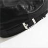 Beret Female  Pu Leather Ins British Retro Wild Painter Hat Temperament Leather Hat