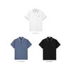 American-Style Casual Embroidered Color-Blocked Lapel Knit Polo Shirt for Men, Short-Sleeve Summer Collared T-Shirt, Export Men's Clothing