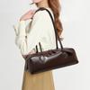 Damen neue Nischendesign Einzelschulter Rindsleder Achseltasche lange Baguette-Tasche Neujahrstasche