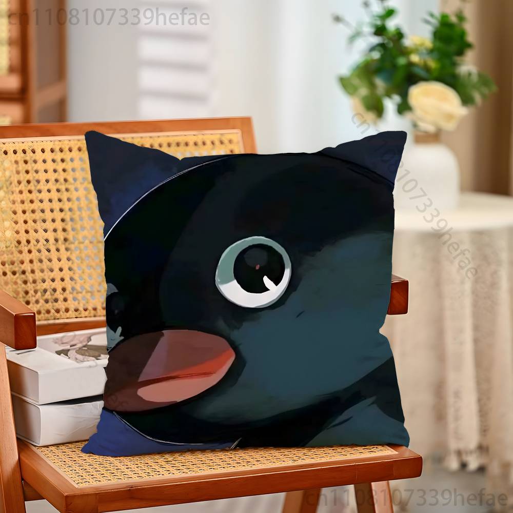 Cute PPingu Penguin Throw Pillow Case For Decoration 30cm 50cm 55cm Square Home Pillowcase Case