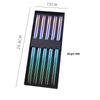 Rainbow Gold-Plated Stainless Steel Chopsticks Set