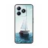Case For Realme C63 Soft TPU Black Silicone Back Cover For RealmeC63 Cases Cute Protective Shell Painted Colorful Bumper Coque