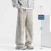 Men's American-Style Loose-Fit Wide-Leg Sweatpants for All Seasons
