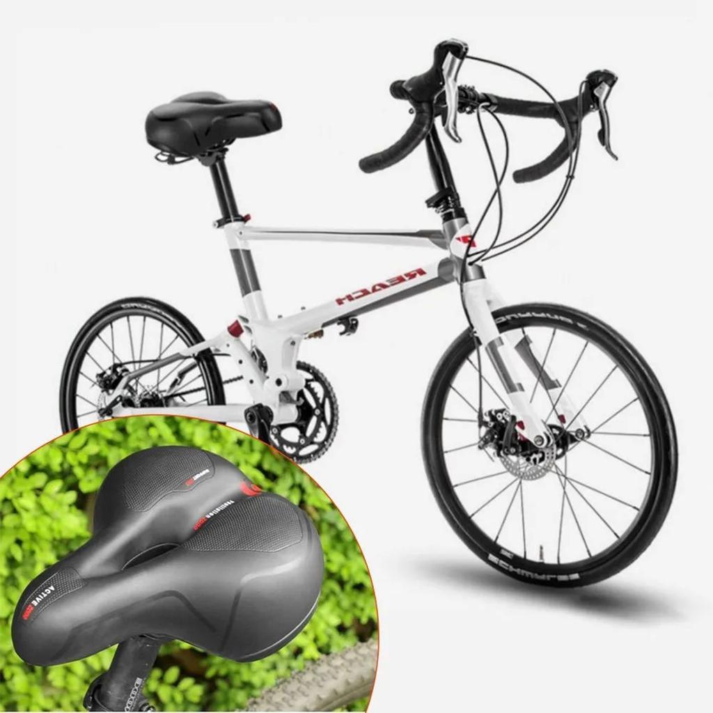 Perna scaunului pentru bicicletă Scaun super moale Anshan Ground Perna scaunului bicicletei Silicon îngroșat Scaun universal care absoarbe șoc Accesorii pentru biciclete