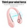 Portable Neck Fan Hands Free Rechargeable Bladeless Neck Fan Wearable Powerful Quiet  Fan for Outdoor Sports Office