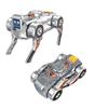 Mechanical Transforming Wind-Up Toy Robot Dog Educational Puzzle Stress Relief Fidget Toy for Kids and Adults