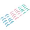 45 Pairs Silicone Eyelash Pads Reusable 5 Sizes 3 Colors Lash Perm Lash Lift Rods Eyelash Perming