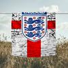 1PC England Football Crest Printed Soft Flannel Blanket Throw for Adult Bedroom Living Room Sofa Camping Travel Fan gifts Christmas Gifts