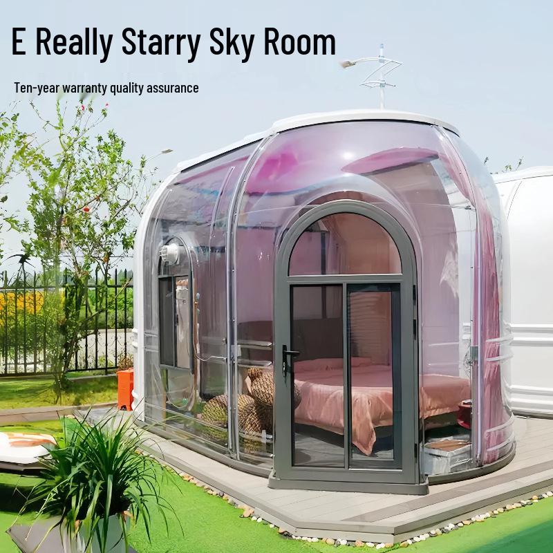 Outdoor Stargazing Bubble Tent: Mobile Sunroom & Courtyard Restaurant